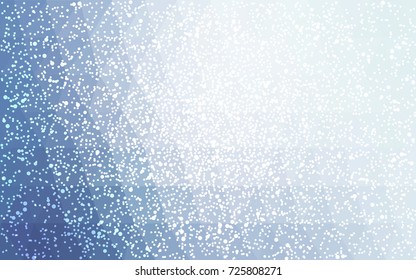 Light BLUE vector christmas postcard low polygon background. Illustration consisting of triangles. Abstract triangular polygonal origami or crystal design of New Year celebration.