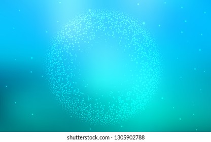 Light BLUE vector colorful abstract texture. Glitter abstract illustration with gradient design. Background for designs.