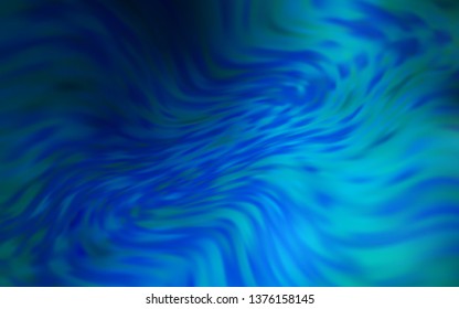 Light BLUE vector colorful abstract background. A completely new colored illustration in blur style. New way of your design.