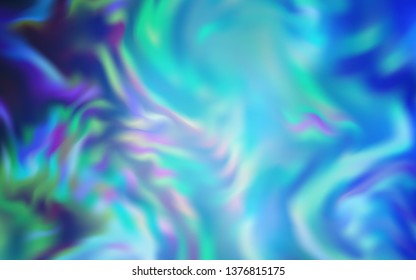 Light BLUE vector colorful abstract background. Creative illustration in halftone style with gradient. New style for your business design.