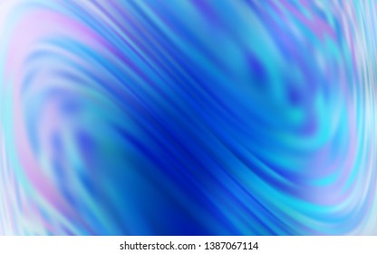 Light BLUE vector colorful abstract texture. A completely new colored illustration in blur style. Completely new design for your business.