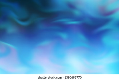 Light BLUE vector colorful abstract texture. Glitter abstract illustration with gradient design. Blurred design for your web site.