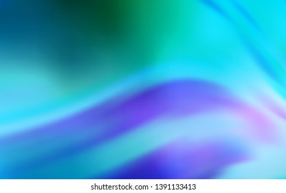 Light BLUE vector colorful abstract background. A completely new colored illustration in blur style. New style for your business design.
