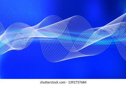 Light BLUE vector colorful abstract texture. A completely new colored illustration in blur style. New way of your design.