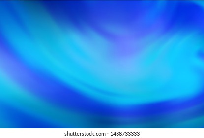 Light BLUE vector colorful abstract background. Glitter abstract illustration with gradient design. The best blurred design for your business.