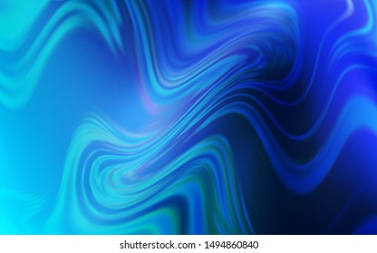 Light BLUE vector colorful abstract background. Glitter abstract illustration with gradient design. Smart design for your work.
