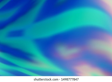 Light BLUE vector colorful abstract texture. Glitter abstract illustration with gradient design. New style design for your brand book.