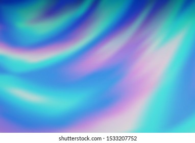 Light BLUE vector colorful abstract texture. Creative illustration in halftone style with gradient. Smart design for your work.