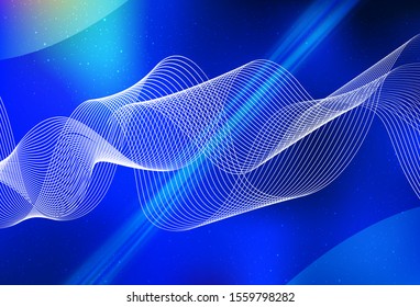 Light BLUE vector colorful abstract texture. A completely new colored illustration in blur style. New design for your business.