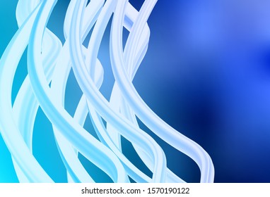 Light BLUE vector colorful abstract background. A completely new colored illustration in blur style. The best blurred design for your business.