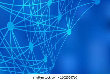 Light BLUE vector colorful abstract background. Abstract colorful illustration with gradient. New design for your business.