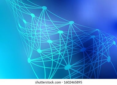 Light BLUE vector colorful abstract texture. Modern abstract illustration with gradient. Background for designs.