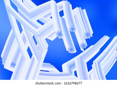 Light BLUE vector colorful abstract texture. Shining colorful illustration in smart style. Background for designs.