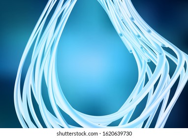 Light BLUE vector colorful abstract background. Creative illustration in halftone style with gradient. Background for a cell phone.