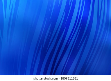 Light BLUE vector colorful abstract texture. A completely new colored illustration in blur style. Completely new design for your business.