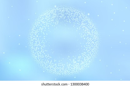 Light BLUE vector colorful blur backdrop. An elegant bright illustration with gradient. Completely new design for your business.