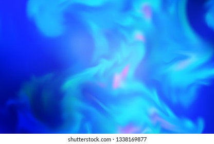 Light BLUE vector colorful blur backdrop. Colorful abstract illustration with gradient. New style for your business design.