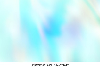 Light BLUE vector colorful blur background. A completely new colored illustration in blur style. New style for your business design.