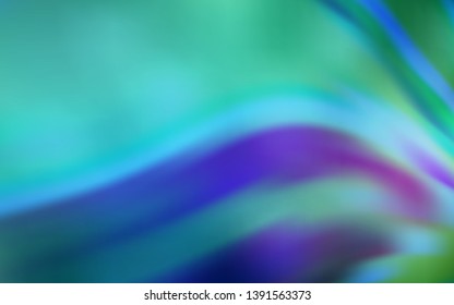 Light BLUE vector colorful blur background. A completely new colored illustration in blur style. New design for your business.