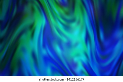 Light BLUE vector colorful blur background. Modern abstract illustration with gradient. Elegant background for a brand book.
