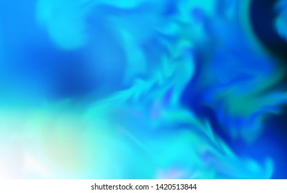 Light BLUE vector colorful blur background. Creative illustration in halftone style with gradient. New design for your business.