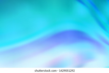Light BLUE vector colorful blur backdrop. Creative illustration in halftone style with gradient. Background for designs.