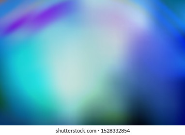 Light BLUE vector colorful blur backdrop. A completely new colored illustration in blur style. Background for designs.