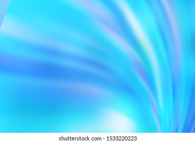 Light BLUE vector colorful blur backdrop. Modern abstract illustration with gradient. New style design for your brand book.