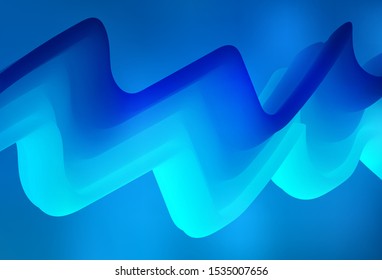 Light BLUE vector colorful blur background. An elegant bright illustration with gradient. New style design for your brand book.
