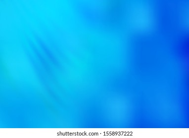 Light BLUE vector colorful blur background. Glitter abstract illustration with gradient design. Elegant background for a brand book.