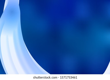 Light BLUE vector colorful blur background. Colorful abstract illustration with gradient. Background for designs.