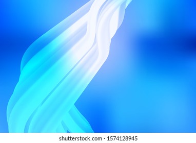 Light BLUE vector colorful blur background. Colorful abstract illustration with gradient. New style for your business design.