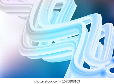 Light BLUE vector colorful blur backdrop. A completely new colored illustration in blur style. Completely new design for your business.
