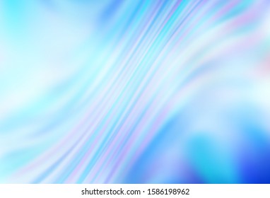 Light BLUE vector colorful blur backdrop. Glitter abstract illustration with gradient design. The best blurred design for your business.