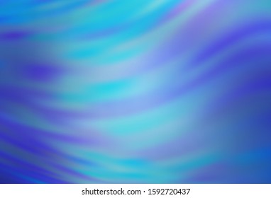 Light BLUE vector colorful blur background. A completely new colored illustration in blur style. Background for designs.
