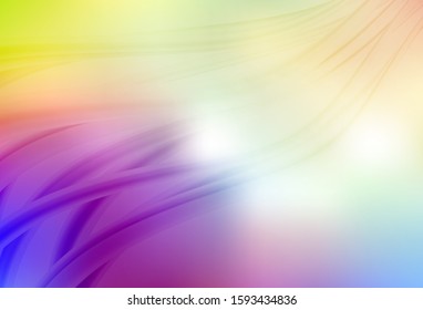 Light BLUE vector colorful blur background. A completely new colored illustration in blur style. Elegant background for a brand book.