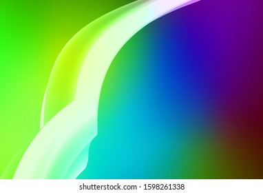 Light BLUE vector colorful blur backdrop. Glitter abstract illustration with gradient design. New way of your design.