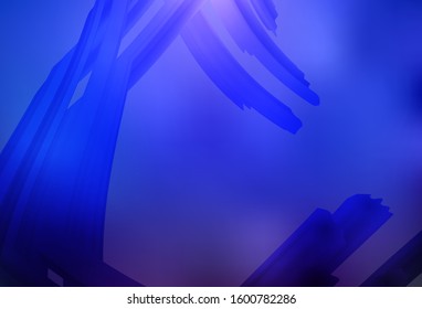 Light BLUE vector colorful blur backdrop. Colorful abstract illustration with gradient. Completely new design for your business.
