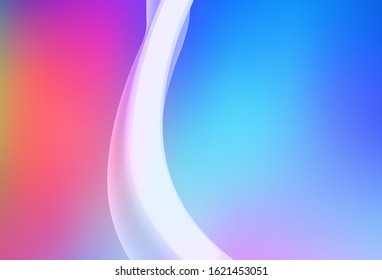 Light BLUE vector colorful blur background. Colorful abstract illustration with gradient. Background for designs.