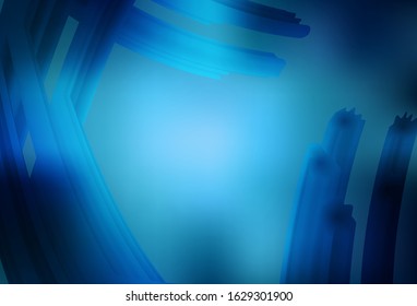 Light BLUE vector colorful blur backdrop. Colorful illustration in abstract style with gradient. New way of your design.