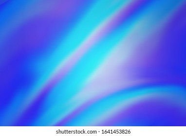Light BLUE vector colorful blur background. Glitter abstract illustration with gradient design. Background for designs.