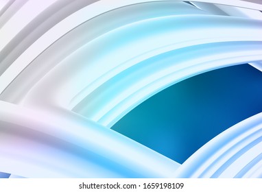 Fondo claro de desenfoque colorido vectorial AZUL. Nueva ilustración de color en estilo borroso con degradado. Diseño completamente nuevo para su negocio.