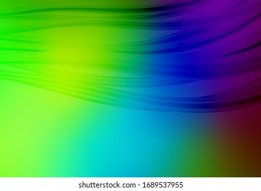 Light BLUE vector colorful blur background. Colorful illustration in abstract style with gradient. New style design for your brand book.