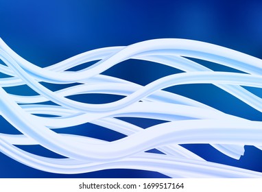 Light BLUE vector colorful blur background. Modern abstract illustration with gradient. Elegant background for a brand book.