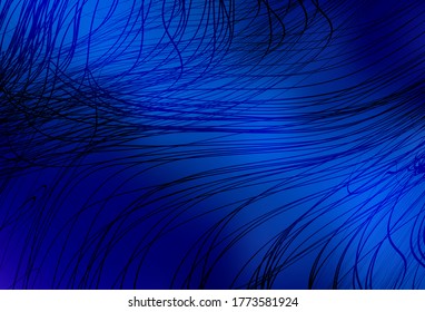 Light BLUE vector colorful blur background. Glitter abstract illustration with gradient design. Background for a cell phone.