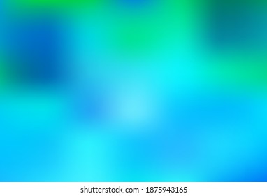 Light BLUE vector colorful blur background. New colored illustration in blur style with gradient. Smart design for your work.