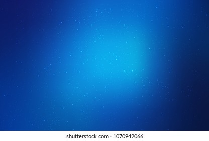 Light BLUE vector cover with astronomical stars. Shining illustration with sky stars on abstract template. Best design for your ad, poster, banner.