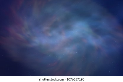 Light BLUE vector cover with astronomical stars. Modern abstract illustration with Big Dipper stars. Smart design for your business advert.