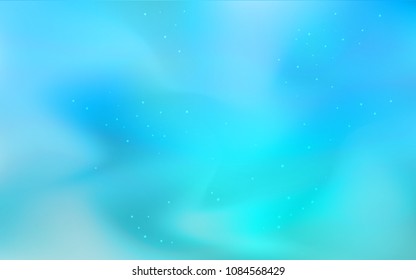 Light BLUE vector cover with astronomical stars. Modern abstract illustration with Big Dipper stars. Smart design for your business advert.