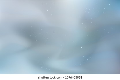 Light BLUE vector cover with astronomical stars. Glitter abstract illustration with colorful cosmic stars. Pattern for astrology websites.